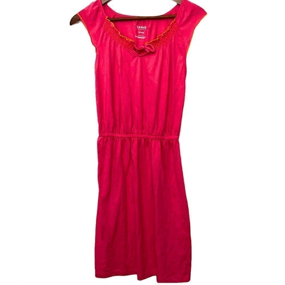 Old Navy hot pink short Cotton sleeveless dress XS